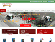 Tablet Screenshot of casaferreira.com.br